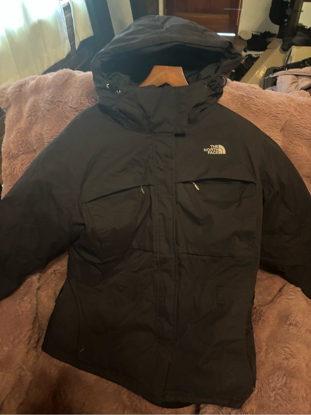 The North Face Black Hooded Winter Parka